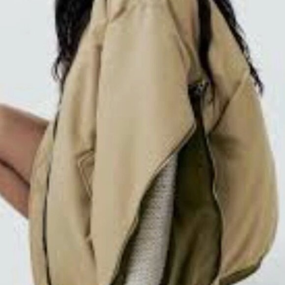 Zara OVERSIZED NYLON BOMBER - Picture 3 of 4